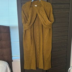 Long cardigan with pockets